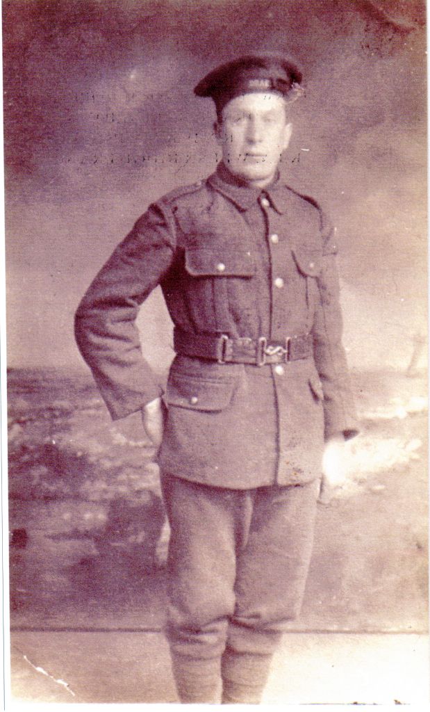 Photograph of Enoch Roper in his army uniform