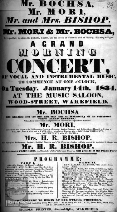 Wakefield, 19th Century Theatre Poster