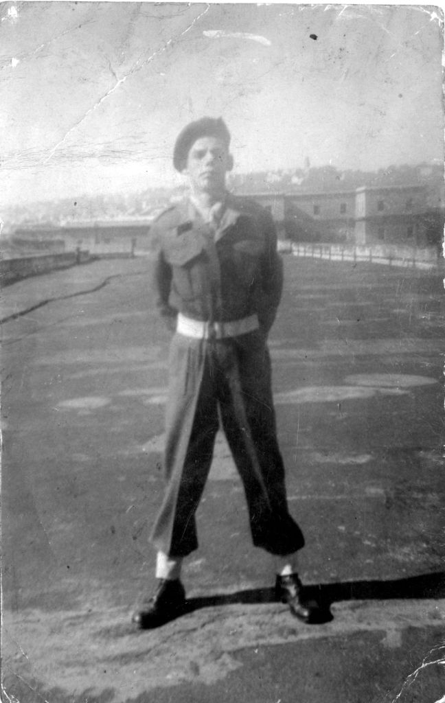 Arthur Lumley in his army uniform