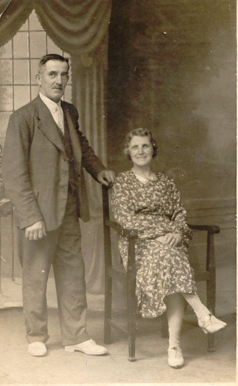 Formal photograph of George and Gertrude Hardy