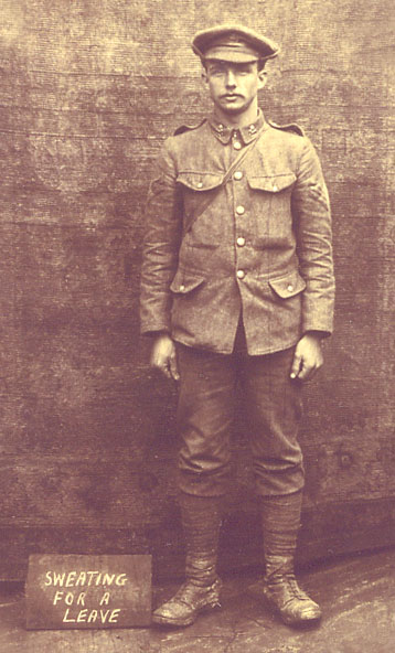 Benjamin Burnley in his army uniform