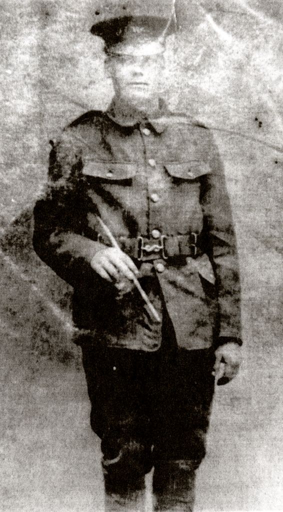 Arthur Kitchin in his army uniform