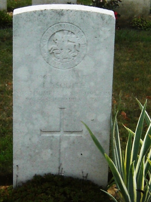 War grave of John Asquith