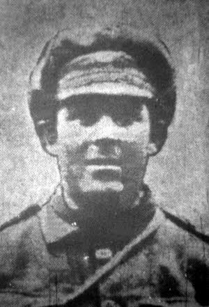 Photograph of Herbert Vickers in his army uniform